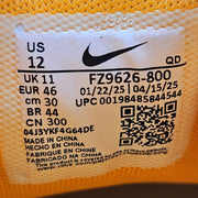 NIKE MEN'S 12 ZOOM JAVELIN ELITE 3 TRACK FIELD THROWING FZ9626-800 CITRON PULSE