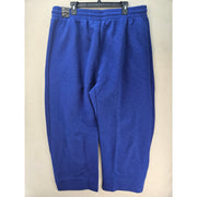 ADIDAS MEN'S XXL ZNE WOVEN BARREL PANTS WIDE LEG OPEN HEM LUCID BLUE KA0627