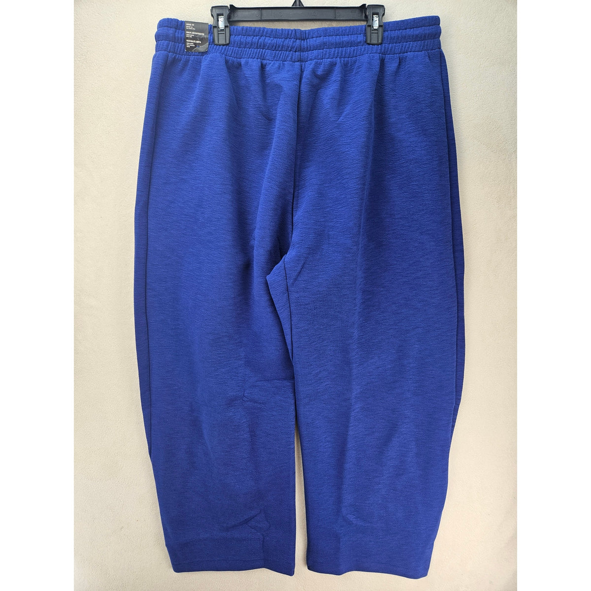 ADIDAS MEN'S XXL ZNE WOVEN BARREL PANTS WIDE LEG OPEN HEM LUCID BLUE KA0627