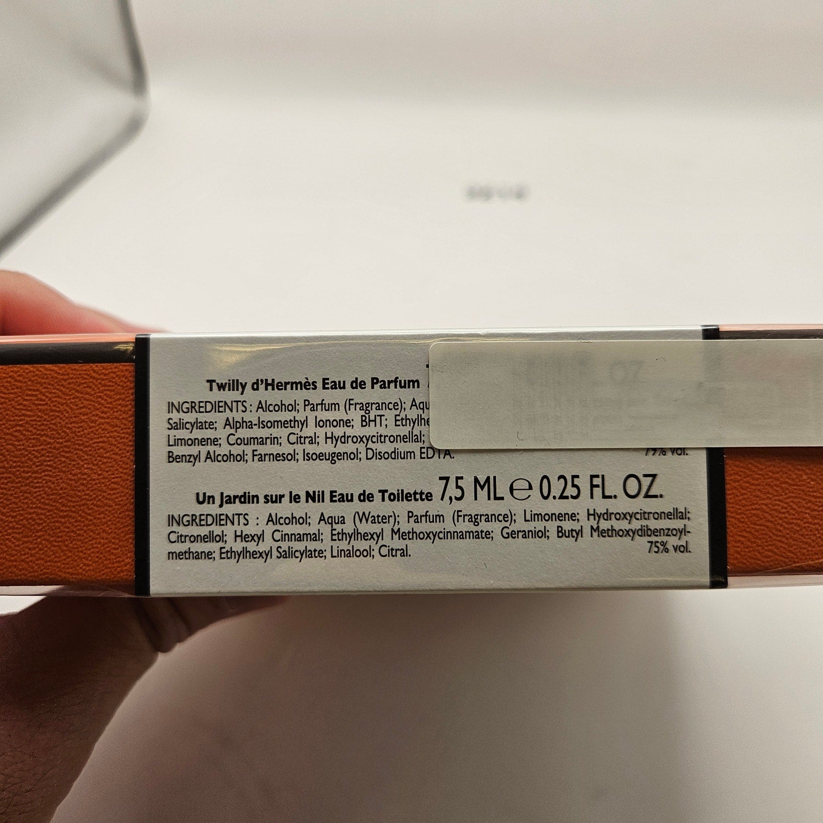 HERMES SET OF 4 PARFUM MINIATURE FRAGRANCE 7.5ML DISCOVERY GIFT SET NIB