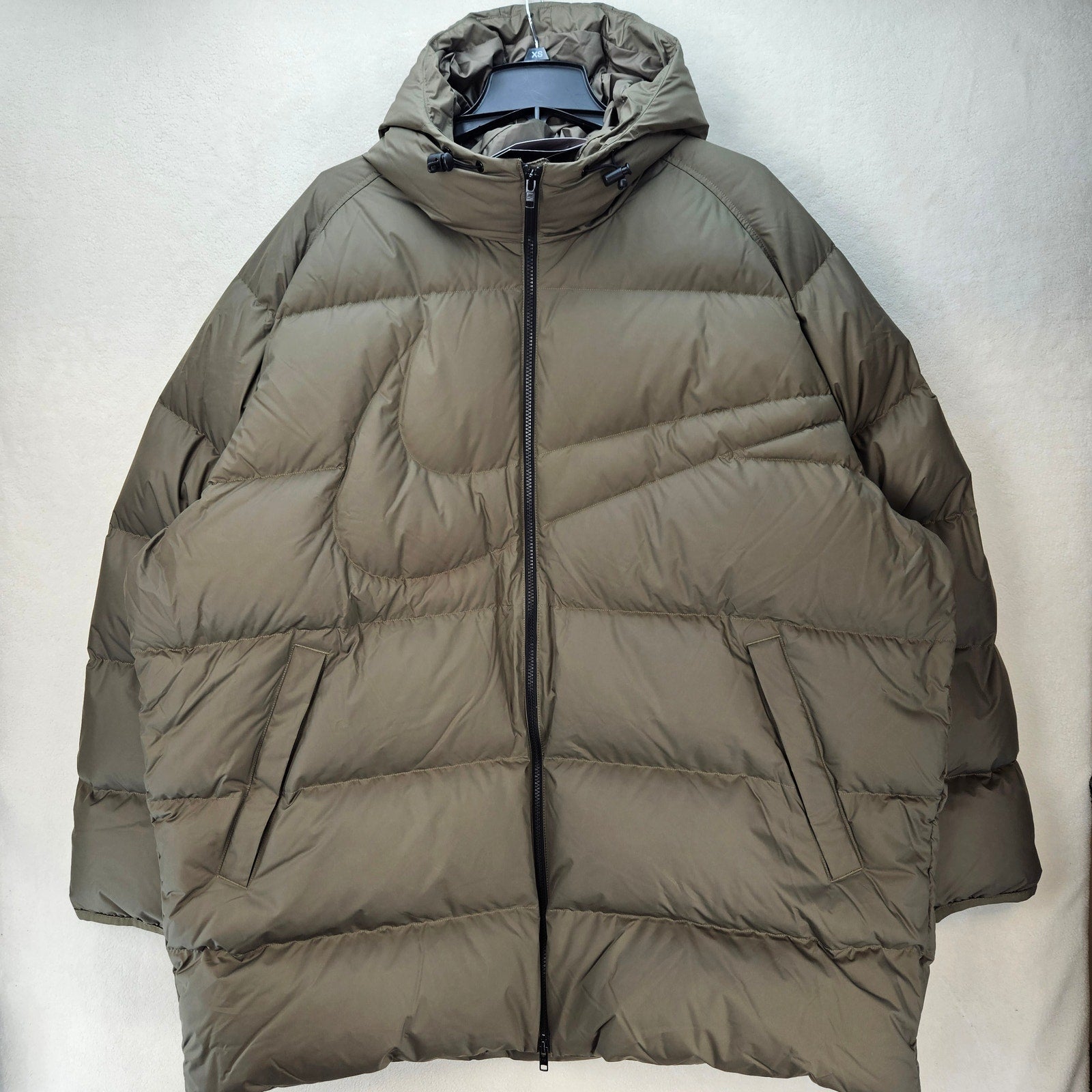 NIKE MEN'S 3XL THERMA FIT LOOSE PARKA OLIVE GREEN IH2377-222 NWT