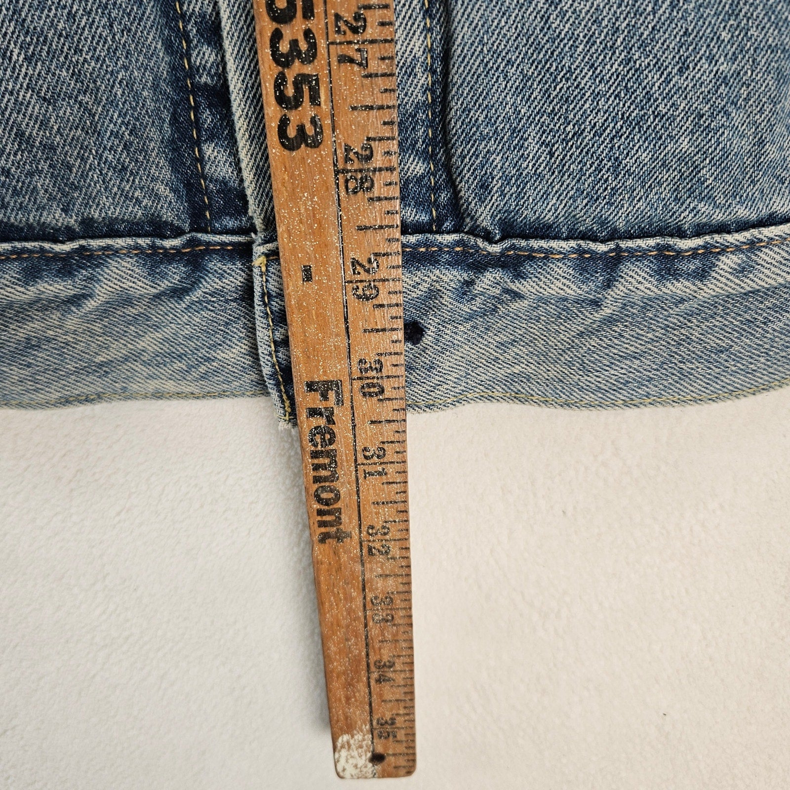 LEVI'S MEN'S XXL RELAXED FIT TYPE III TRUCKER JACKET MEDIUM LIGHT WORN WASH NWT