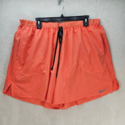 NIKE MEN'S 4XL FLEXSTRIDE 7INCH BRIEF LINED RUNNING SHORT WILD MANGO CJ54589-643
