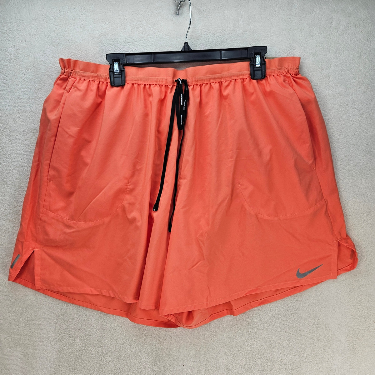 NIKE MEN'S 4XL FLEXSTRIDE 7INCH BRIEF LINED RUNNING SHORT WILD MANGO CJ54589-643