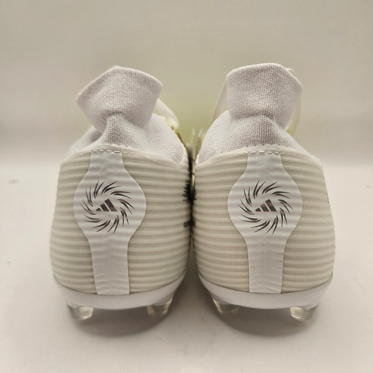 ADIDAS WOMEN'S 7.5 F50 SPARKFUSION LEAGUE SOCCER CLEATS FG AG WHITE NWOB JP8350