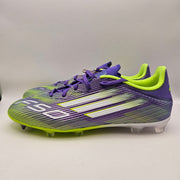 ADIDAS MENS 11 F50 LEAGUE FG MG SOCCER CLEATS JI0003 PURPLE LUCID LEMON NWOB