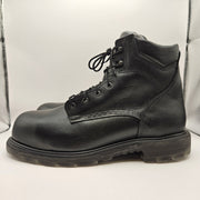 RED WING MEN'S 12 D BLACK 3507 SUPERSOLE BOOTS STEEL TOE MADE IN USA SAFETY