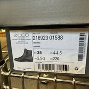 ECCO WOMEN'S 35 ANDORRA MAROON TOUCH 15 LACE CHUKKA BOOTS NIB 21692301001