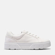 TIMBERLAND WOMEN'S 9.5 LAUREL COURT LOW LACE SNEAKER WHITE CANVAS NIB