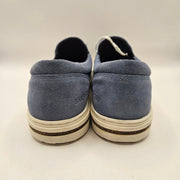 BIRKENSTOCK MEN'S 7 WOMEN'S 9 BEND LOW SLIP ON BLUE SUEDE SNEAKER NWOB