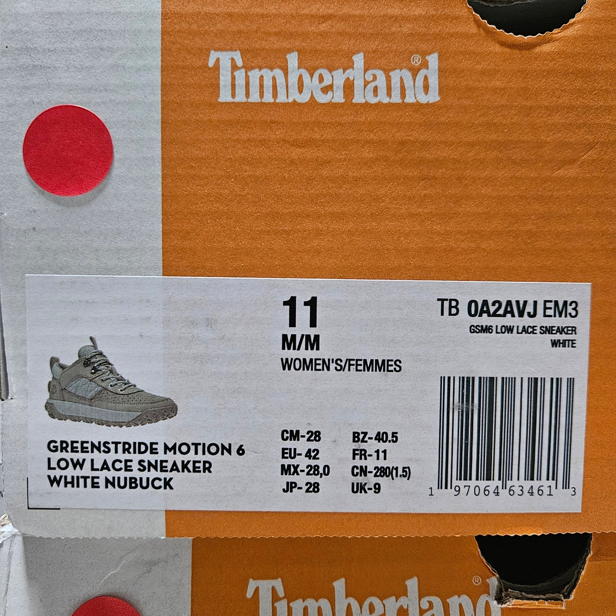 TIMBERLAND WOMEN'S 11 GREENSTRIDE MOTION 6 LOW LACE SNKR WHT NUBUCK NIB