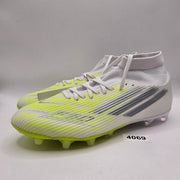 ADIDAS WOMEN'S 9 F50 SPARKFUSION LEAGUE SOCCER CLEATS FG AG WHITE NWOB JP8350