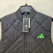 ADIDAS MEN'S SMALL MERCEDES AMG PETRONAS FORMULA 1 DOWN VEST BLACK JX8773