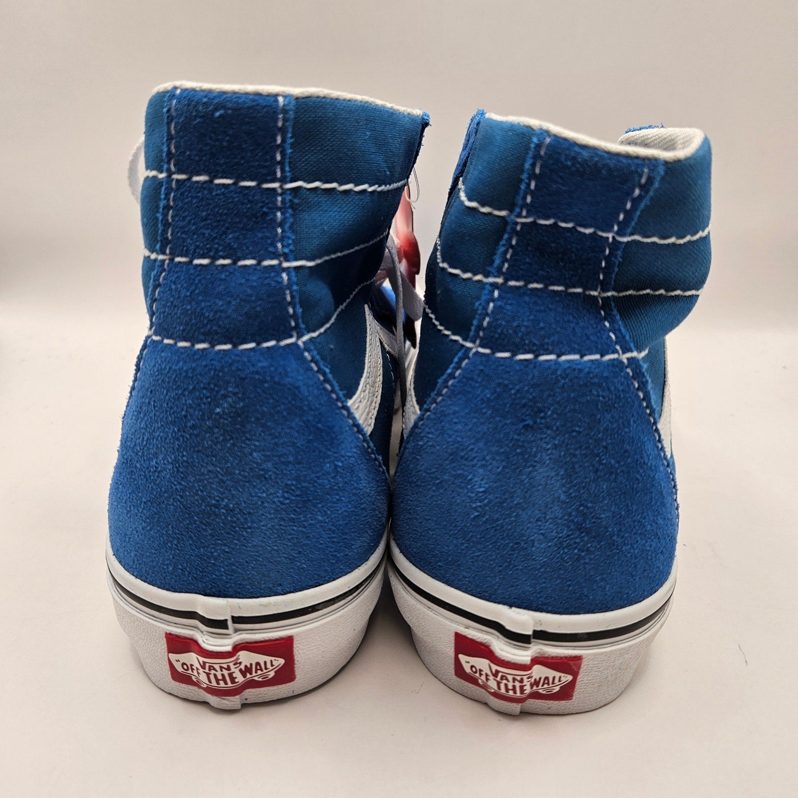 VANS MEN'S 8 SK8 HI TAPERED THEORY MEDITERRANIA BLUE NWOB