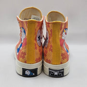 CONVERSE MEN'S 8 CHUCK 70 HIGH DORAEMON PINK A15790C CANVAS SNEAKER