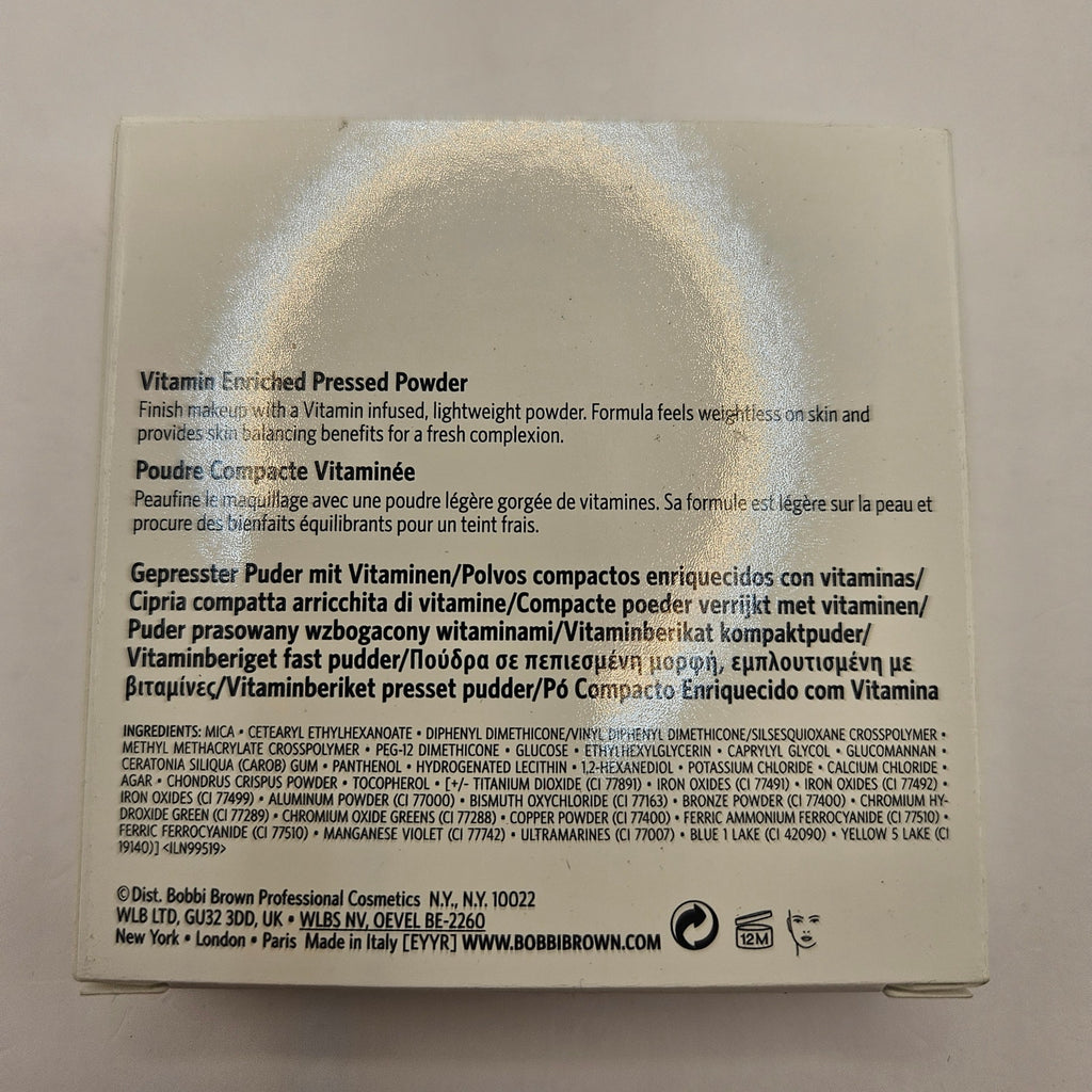 LOT OF 2 BOBBI BROWN PEACH VITAMIN ENRICHED PRESSED POWDER 0.28oz NIB