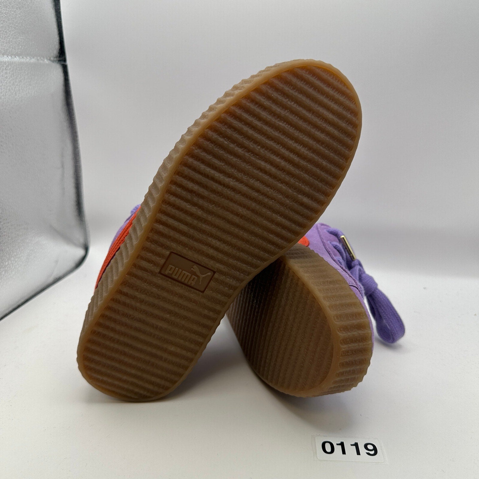 FENTY x PUMA GS Sz 6 Creeper Phatty Rihanna 397587-03 Purple/Orange