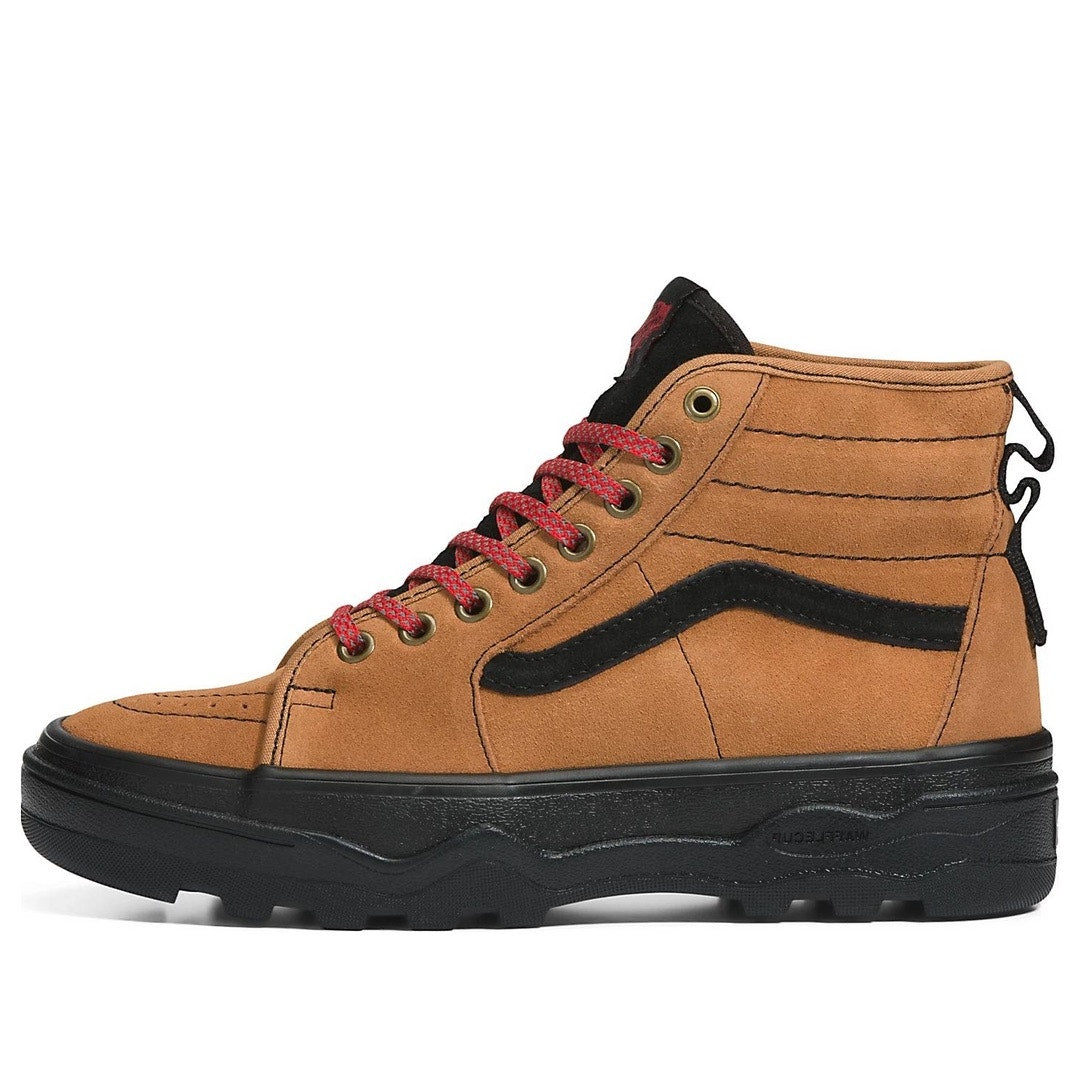 VANS WOMEN'S 8.5 SENTRY SK8 HI HIKER SUEDE BROWN BLACK NIB