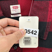 LEVI'S MEN'S XLARGE CLASSIC WORKER SHIRT ALBANY BIKING RED