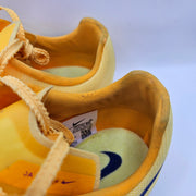 NIKE MEN'S 7.5 ZOOM JA FLY 4 CITRON PULSE INDIGO BURST TRACK SPIKES DR2741-800