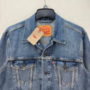 LEVI'S MEN'S MEDIUM WASH SIZE SMALL TRUCKER JACKET 723340683
