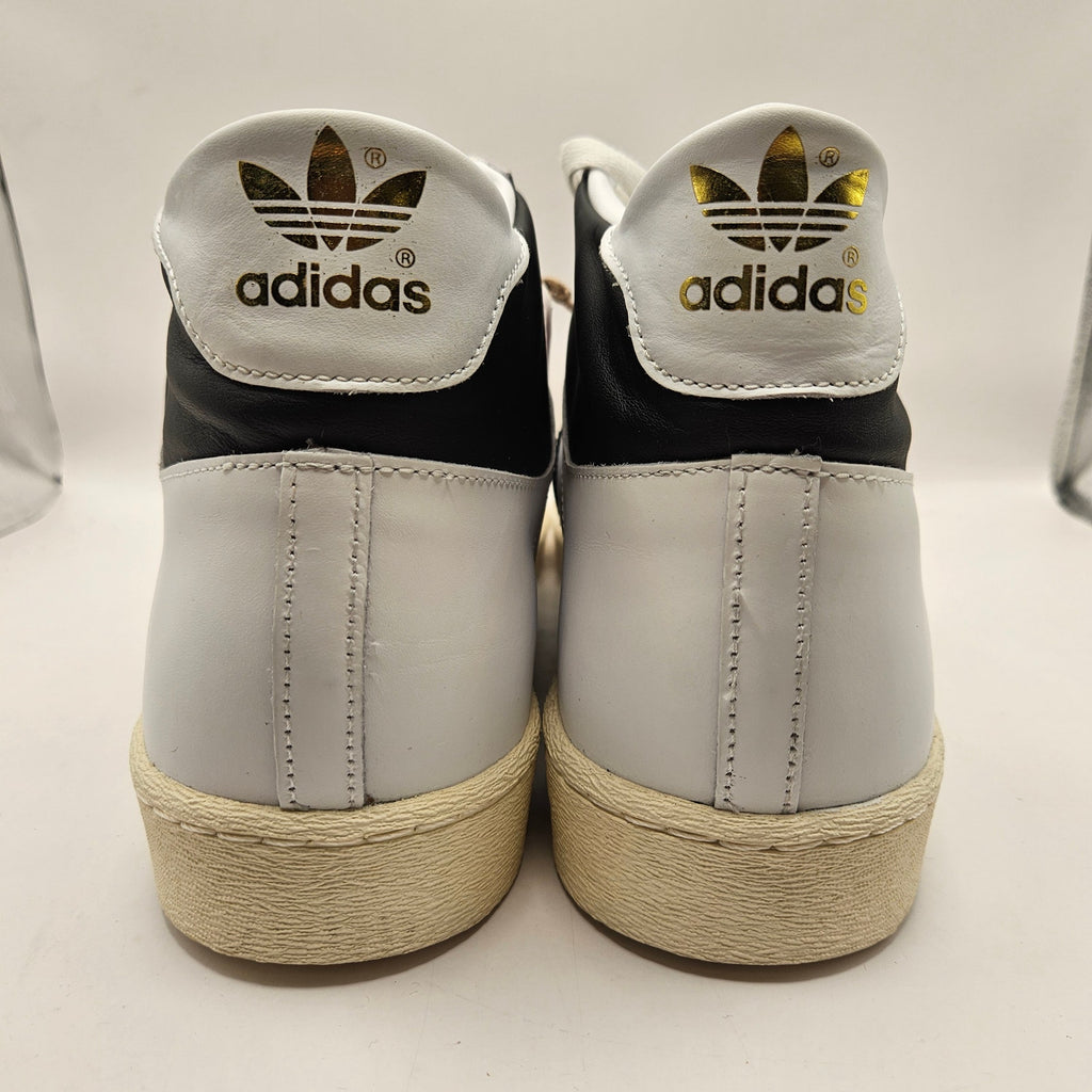ADIDAS ORIGINALS MEN'S 14 JABBAR HI CLOUD WHITE CORE BLACK JI3445 NWOB