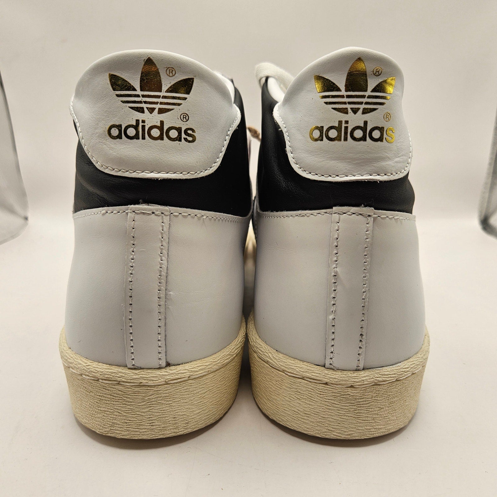 ADIDAS ORIGINALS MEN'S 14 JABBAR HI CLOUD WHITE CORE BLACK JI3445 NWOB
