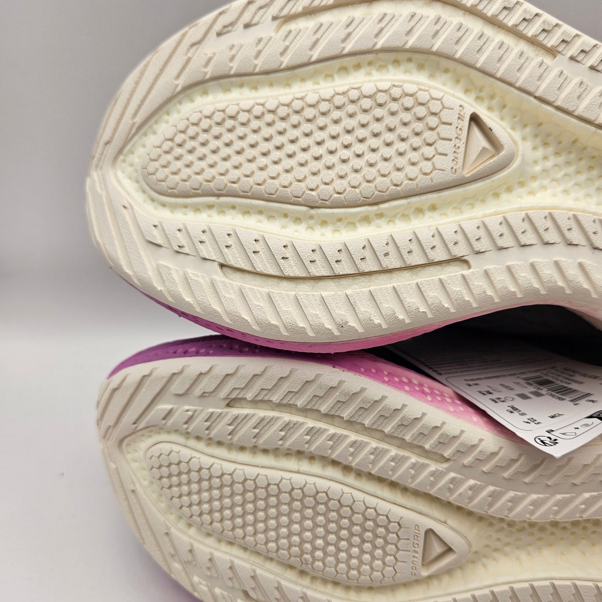 SALOMON WOMEN'S 6.5 AERO GLIDE 3 W GREY PINK VANILLA ICE RUNNING SHOES NWOB