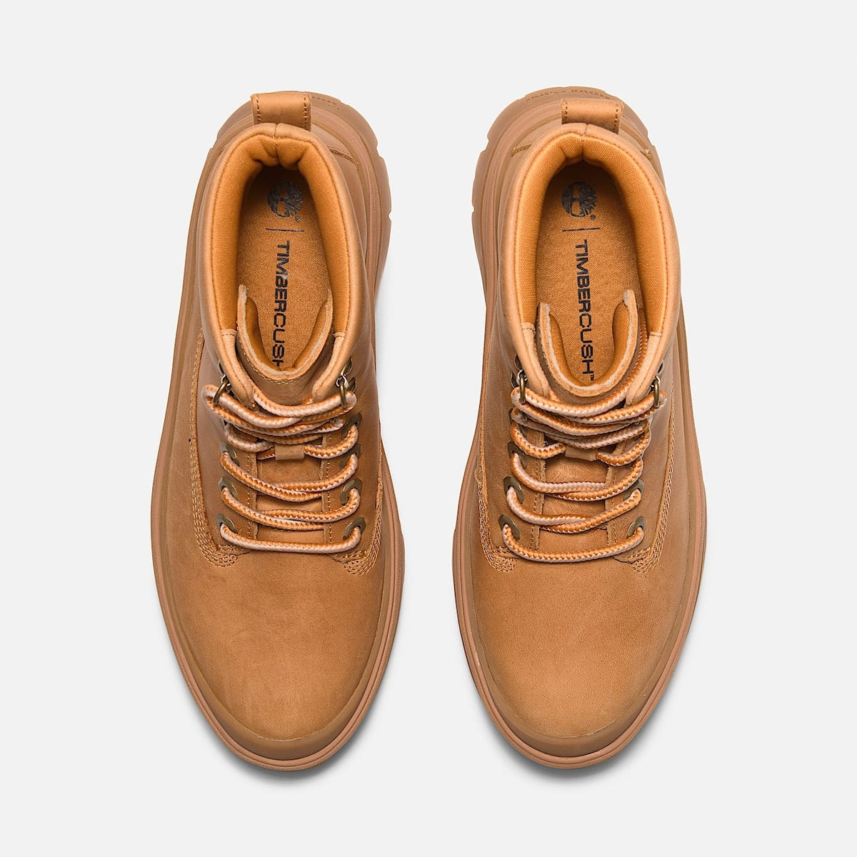 TIMBERLAND WOMEN'S 8.5 ROXIE LANE MID LACE UP BOOT WHEAT FULL GRAIN NIB