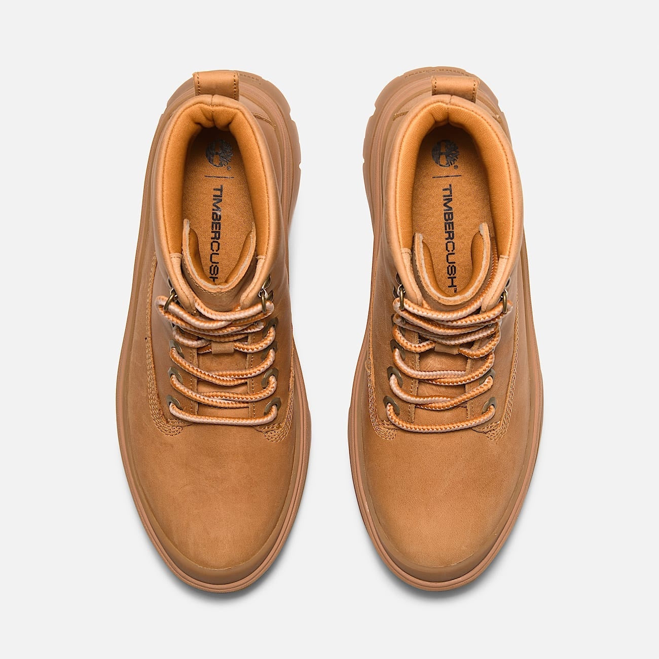 TIMBERLAND WOMEN'S 8.5 ROXIE LANE MID LACE UP BOOT WHEAT FULL GRAIN NIB