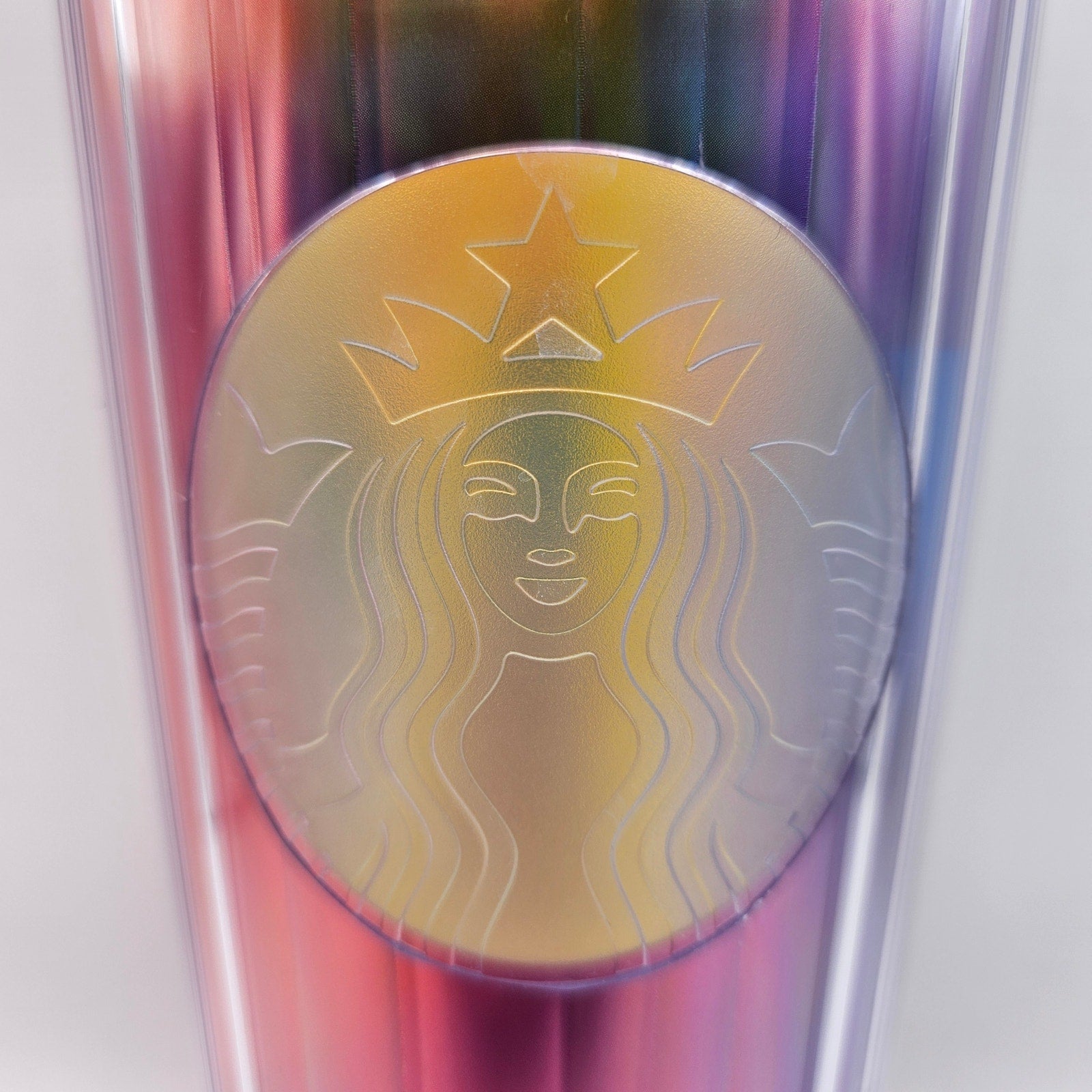 STARBUCKS 24oz RAINBOW PRIDE KALEIDOSCOPE COLD TUMBLER