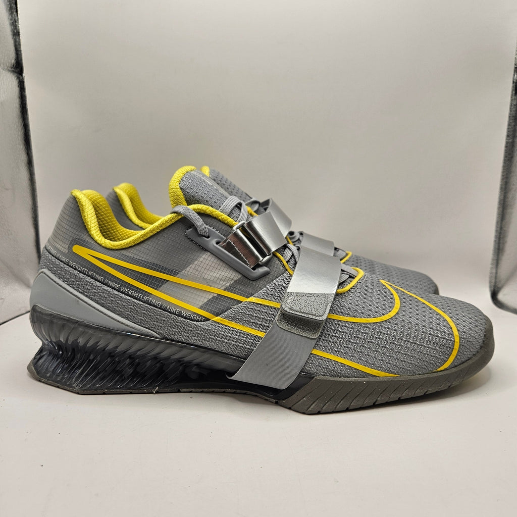NIKE MEN'S 13 ROMALEOS 4 WOLF GREY LIGHTENING WEIGHTLIFTING GYM SHOES CD3463-002