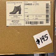 ECCO WOMEN'S 41 SCULPTED ALBA GARNET RED 65 CHELSEA WINE COLOR NIB 23482301001