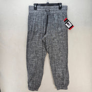 BRIGGS WOMEN'S MEDIUM GRAY LINEN PANTS NWT