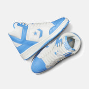 CONVERSE WEAPON MEN'S 9.5 MID UNC LARRY BIRD MAGIC JOHNSON NIB A10597C WHT BLUE