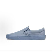 VANS MEN'S 8.5 CLASSIC SLIP ON PASTEL MONO DUSTY BLUE NIB