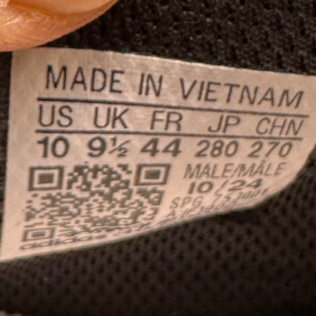 ADIDAS MEN'S 10 ADIZERO ELECTRIC .2 IF1902 BLACK FOOTBALL CLEATS