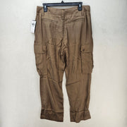 LAUREN RALPH LAUREN PETITE 10 UTILITY CARGO PANTS HONEY TAN NWT