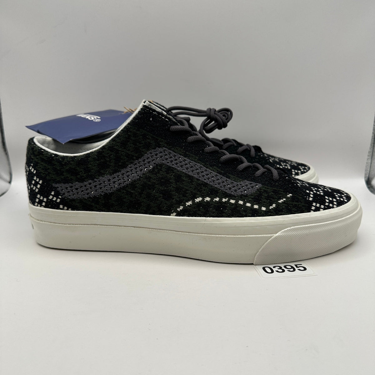 VANS Men's 11.5 PREMIUM Old Skool 36 Engineered Knit Black/Green/White