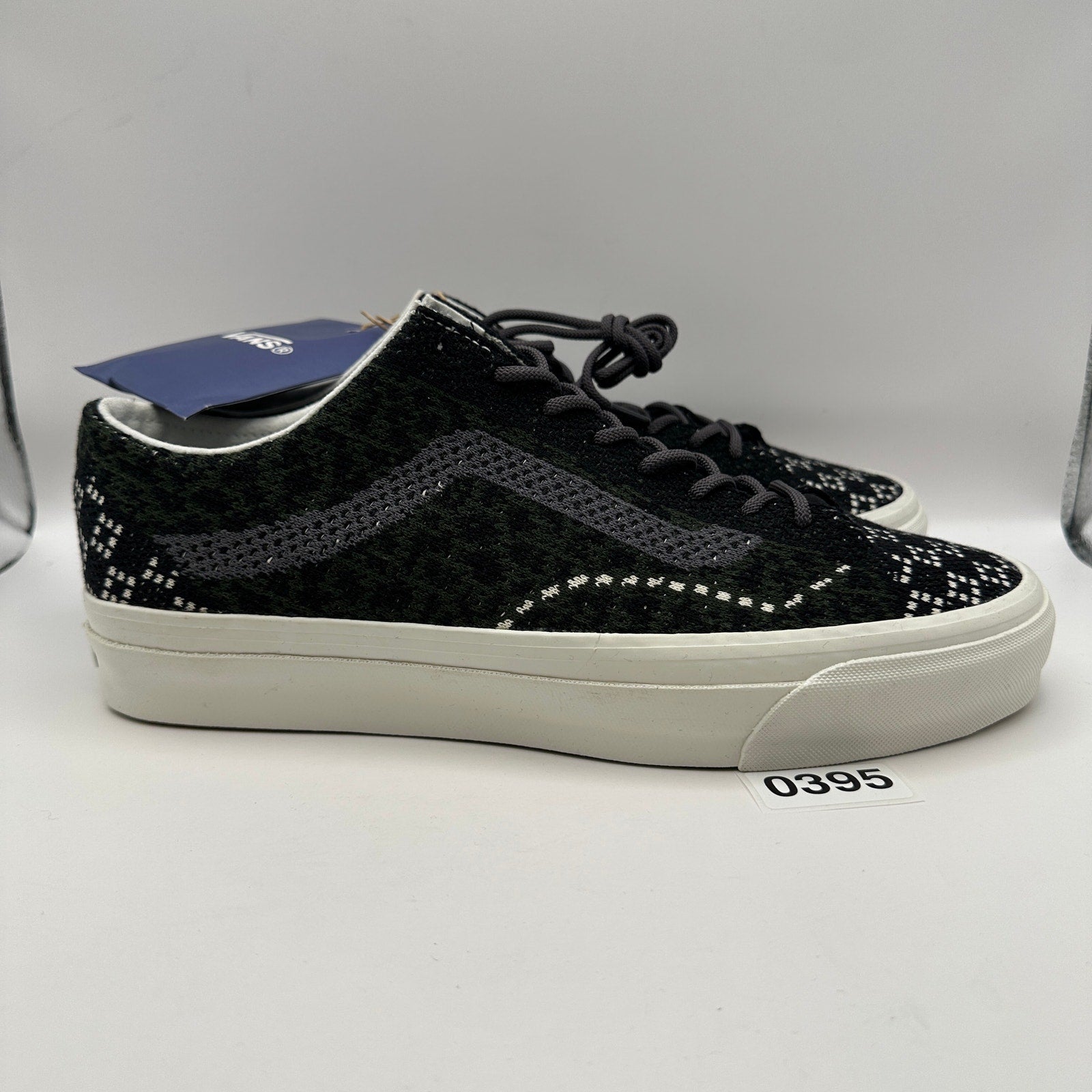 VANS Men's 11.5 PREMIUM Old Skool 36 Engineered Knit Black/Green/White