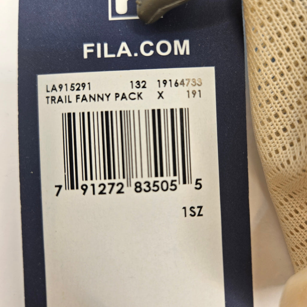 FILA RARE TRAIL FANNY PACK WHITE BLUE LA915291-132 NWT