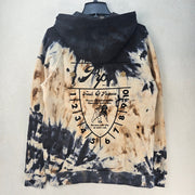 PRPS MEN'S MEDIUM TIE DYE PULLOVER HOODIE FLEECE DIRTY BOBA