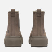 TIMBERLAND WOMEN'S 9.5 GREYFIELD MID CHELSEA BOOT MEDIUM BROWN NUBUCK
