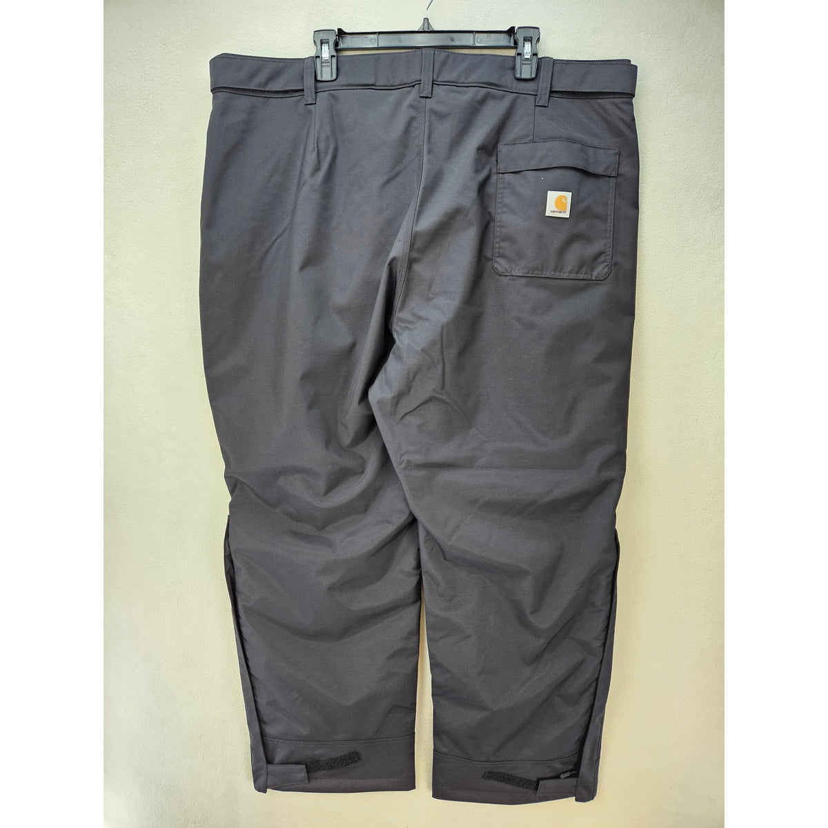 CARHARTT MEN'S XXL SHORT SHORELINE WATERPROOF BREATHABLE BLACK PANTS CARGO STYLE