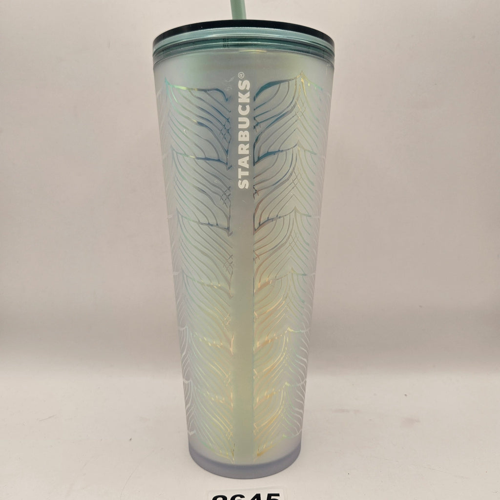 STARBUCKS 24oz MATTE IRIDESCENT MEREMAID TAIL TUMBLER