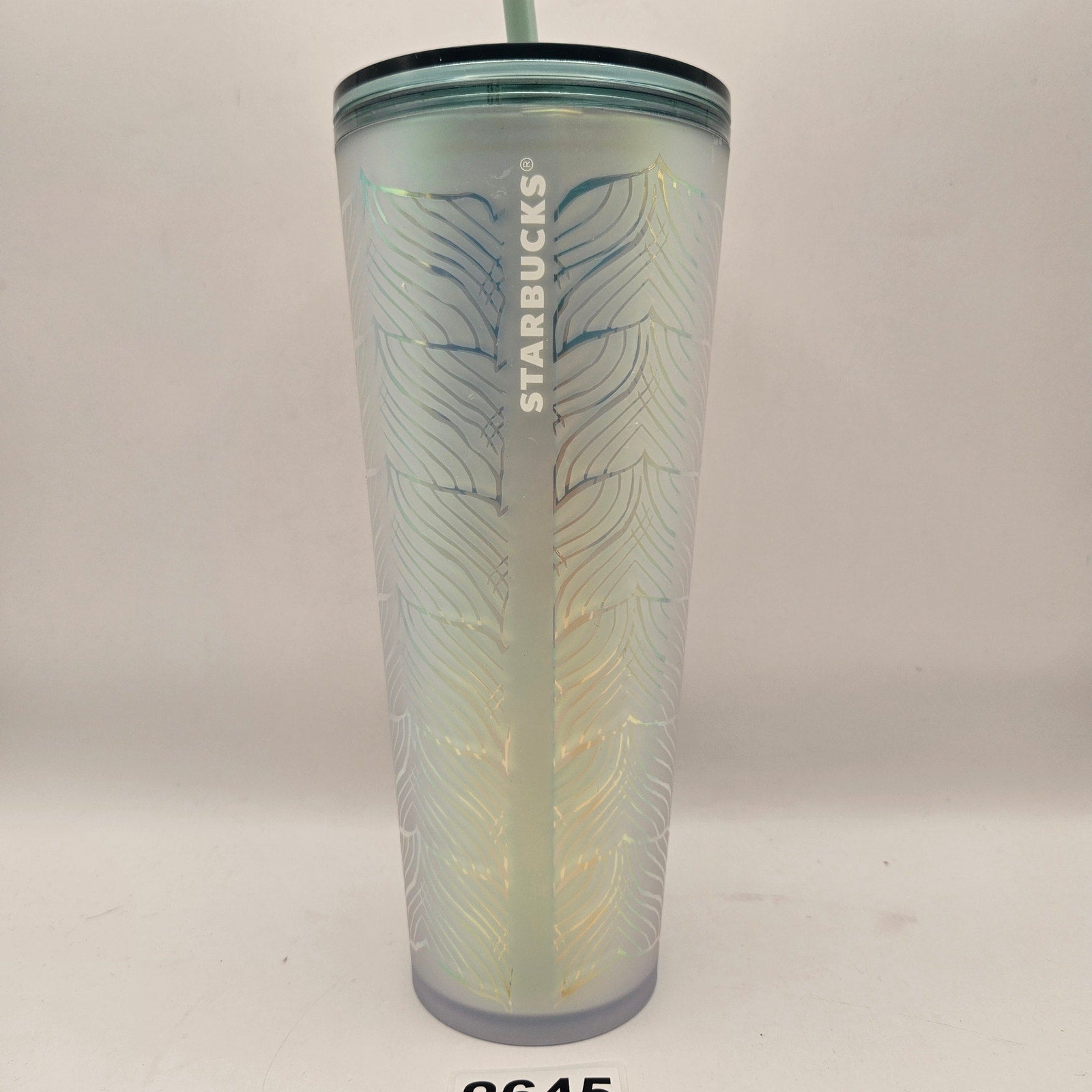 STARBUCKS 24oz MATTE IRIDESCENT MEREMAID TAIL TUMBLER
