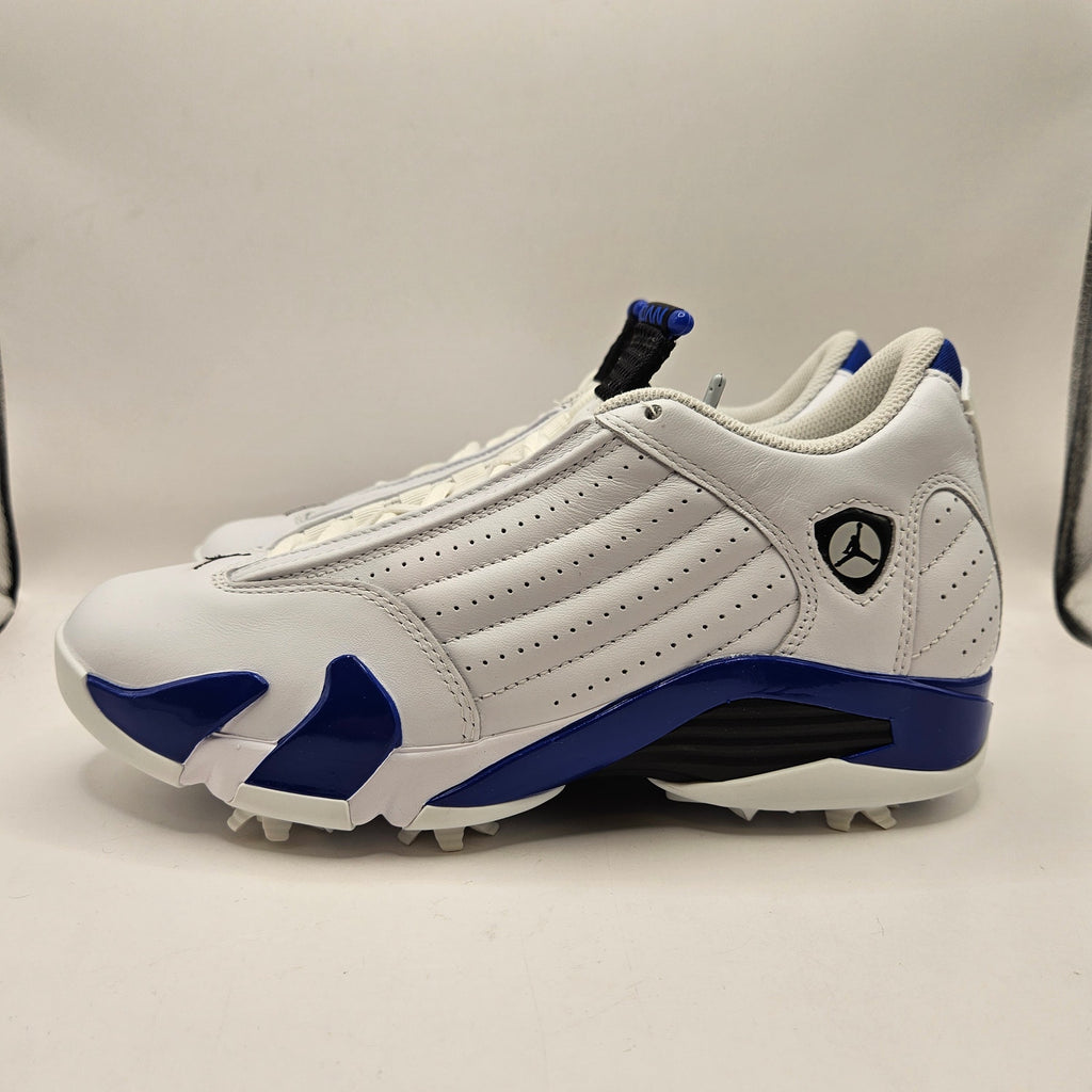NIKE AIR JORDAN 14 MEN'S 7 RETRO GOLF SHOES HYPER ROYAL WHITE HJ7710-101 NWOB