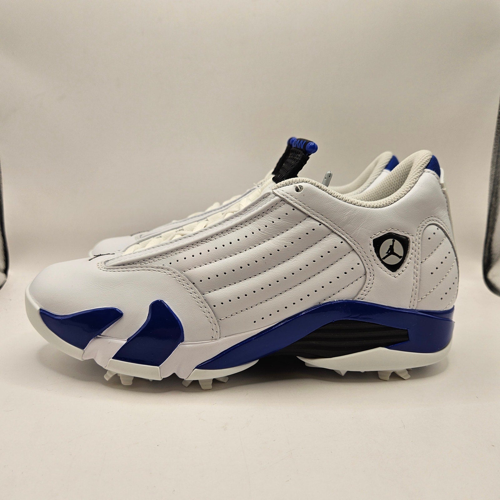 NIKE AIR JORDAN 14 MEN'S 7 RETRO GOLF SHOES HYPER ROYAL WHITE HJ7710-101 NWOB