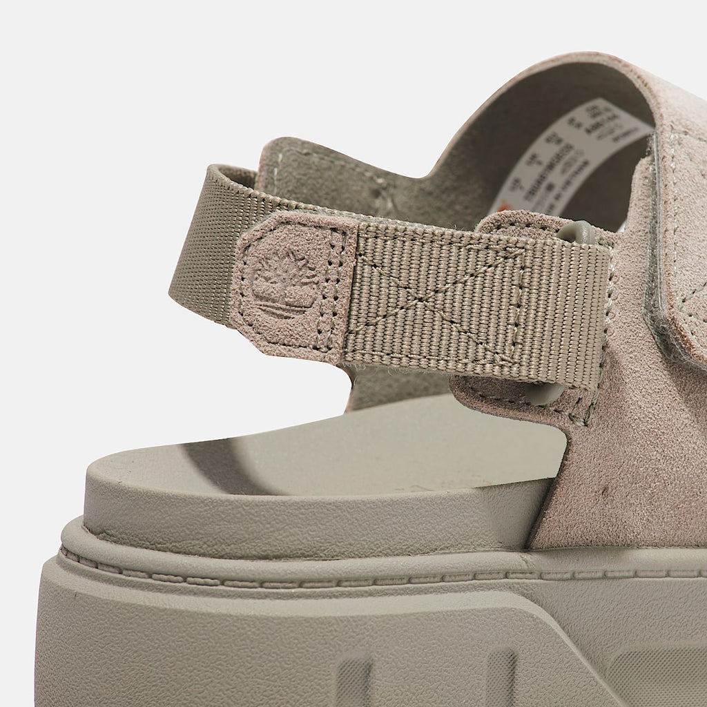TIMBERLAND WOMEN'S 9.5 GREYFIELD 2 STRAP SANDAL LIGHT TAUPE SUEDE NIB