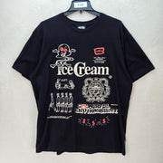 ICE CREAM MEN'S XL COLORFUL BLACK GRAPHICS TEE SHIRT